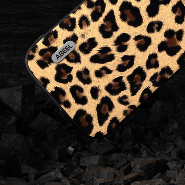 ABEEL Black Edge Leopard Phone Case, For iPhone 14 Pro, For iPhone 14 Pro Max