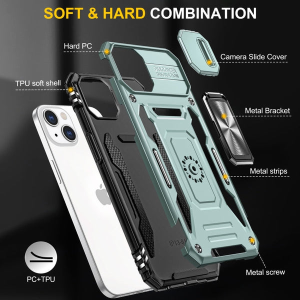 Armor PC + TPU Camera Shield Phone Case