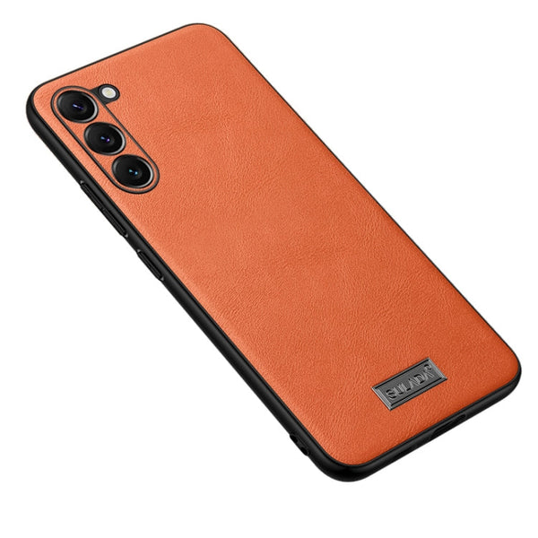SULADA Shockproof TPU Hybrid Handmade Leather Phone Case