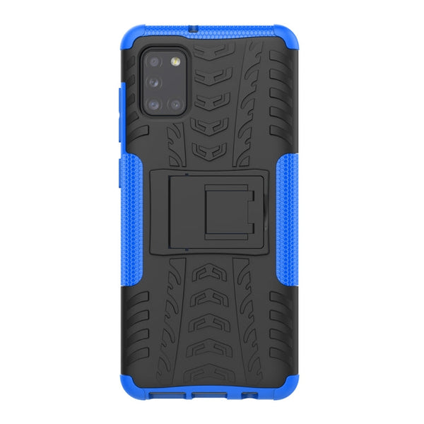 Tire Texture Shockproof TPU+PC Protective Case，with Holder