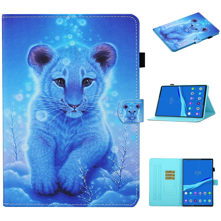 Colored Drawing Stitching Horizontal Flip Leather Case, with Holder & Card Slots & Sleep / Wake-up Function