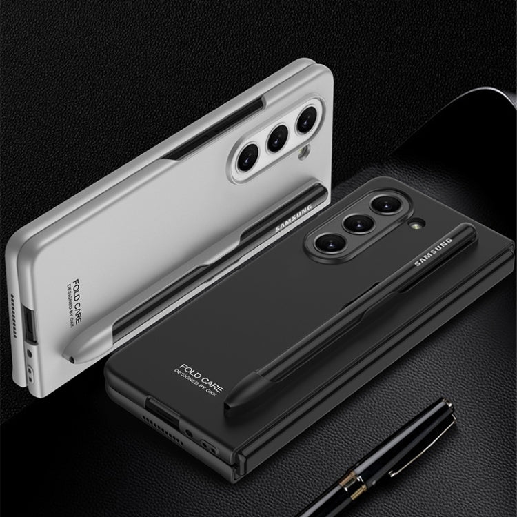 GKK Ultra-thin Full Coverage Phone Flip Case with Pen Slot, For Samsung Galaxy Z Fold5