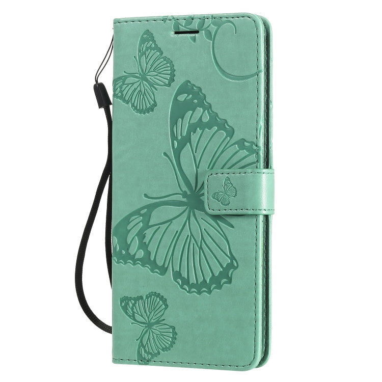 3D Butterflies Embossing Pattern Horizontal Flip Leather Case with Holder & Card Slot & Wallet