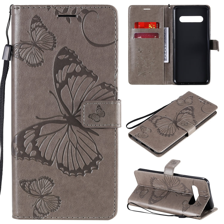 3D Butterflies Embossing Pattern Horizontal Flip Leather Case with Holder & Card Slot & Wallet