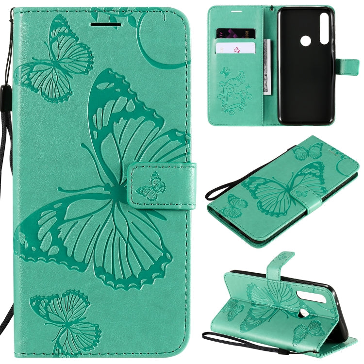 3D Butterflies Embossing Pattern Horizontal Flip Leather Case with Holder & Card Slot & Wallet