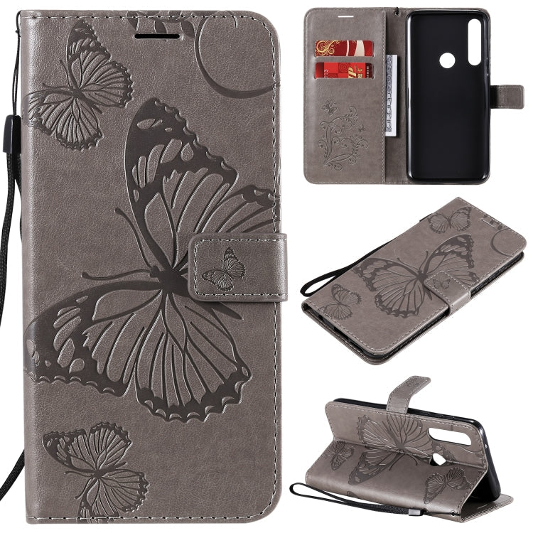 3D Butterflies Embossing Pattern Horizontal Flip Leather Case with Holder & Card Slot & Wallet