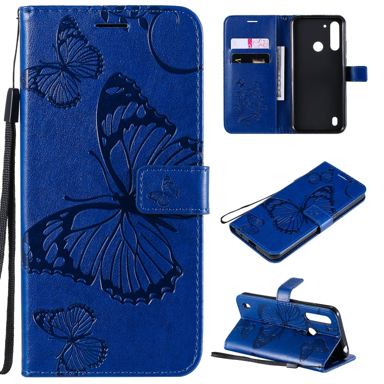3D Butterflies Embossing Pattern Horizontal Flip Leather Case with Holder & Card Slot & Wallet