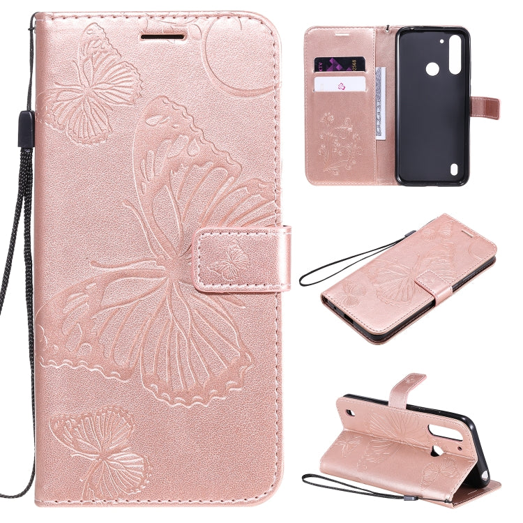 3D Butterflies Embossing Pattern Horizontal Flip Leather Case with Holder & Card Slot & Wallet