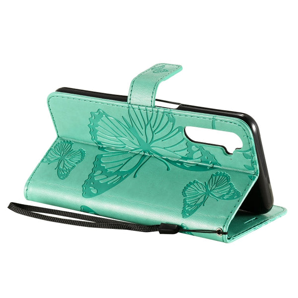 3D Butterflies Embossing Pattern Horizontal Flip Leather Case with Holder & Card Slot & Wallet