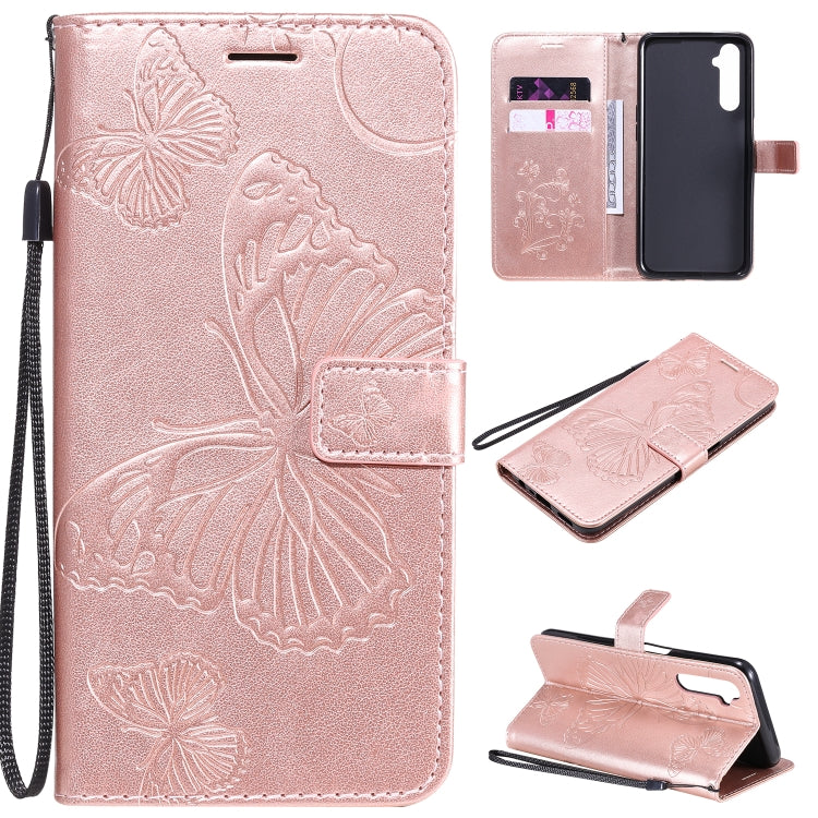 3D Butterflies Embossing Pattern Horizontal Flip Leather Case with Holder & Card Slot & Wallet