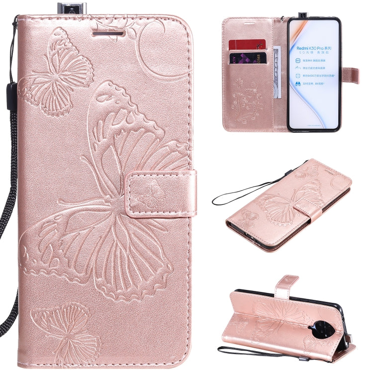 3D Butterflies Embossing Pattern Horizontal Flip Leather Case with Holder & Card Slot & Wallet