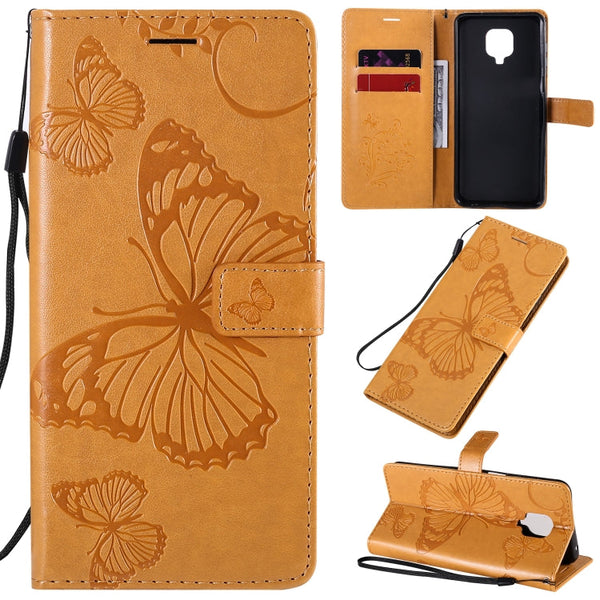3D Butterflies Embossing Pattern Horizontal Flip Leather Case with Holder & Card Slot & Wallet