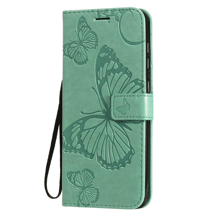 3D Butterflies Embossing Pattern Horizontal Flip Leather Case with Holder & Card Slot & Wallet