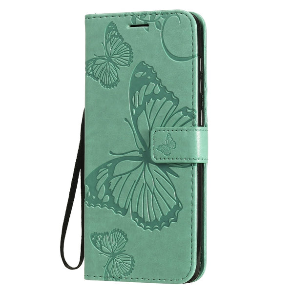 3D Butterflies Embossing Pattern Horizontal Flip Leather Case with Holder & Card Slot & Wallet