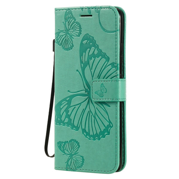 3D Butterflies Embossing Pattern Horizontal Flip Leather Case with Holder & Card Slot & Wallet