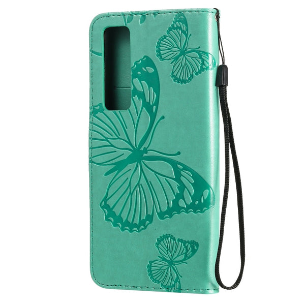 3D Butterflies Embossing Pattern Horizontal Flip Leather Case with Holder & Card Slot & Wallet