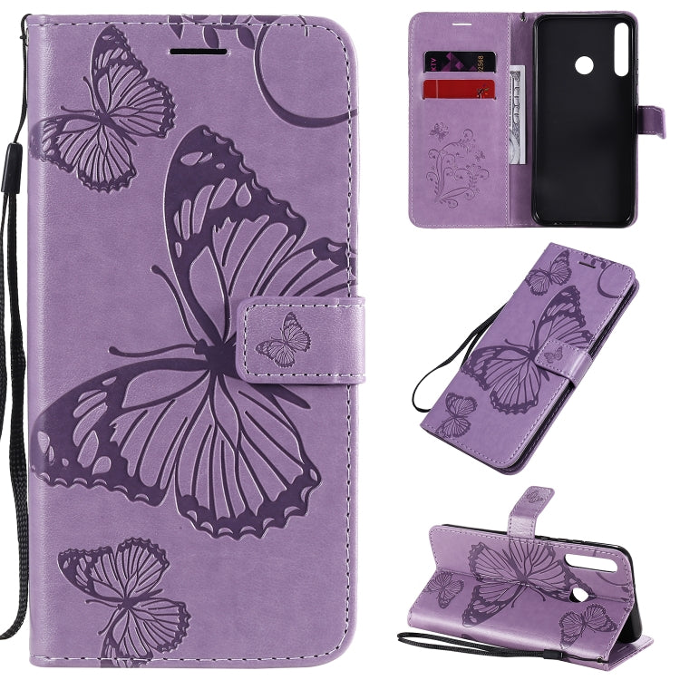 3D Butterflies Embossing Pattern Horizontal Flip Leather Case with Holder & Card Slot & Wallet