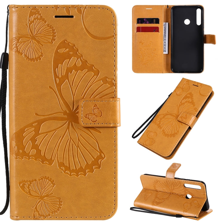 3D Butterflies Embossing Pattern Horizontal Flip Leather Case with Holder & Card Slot & Wallet