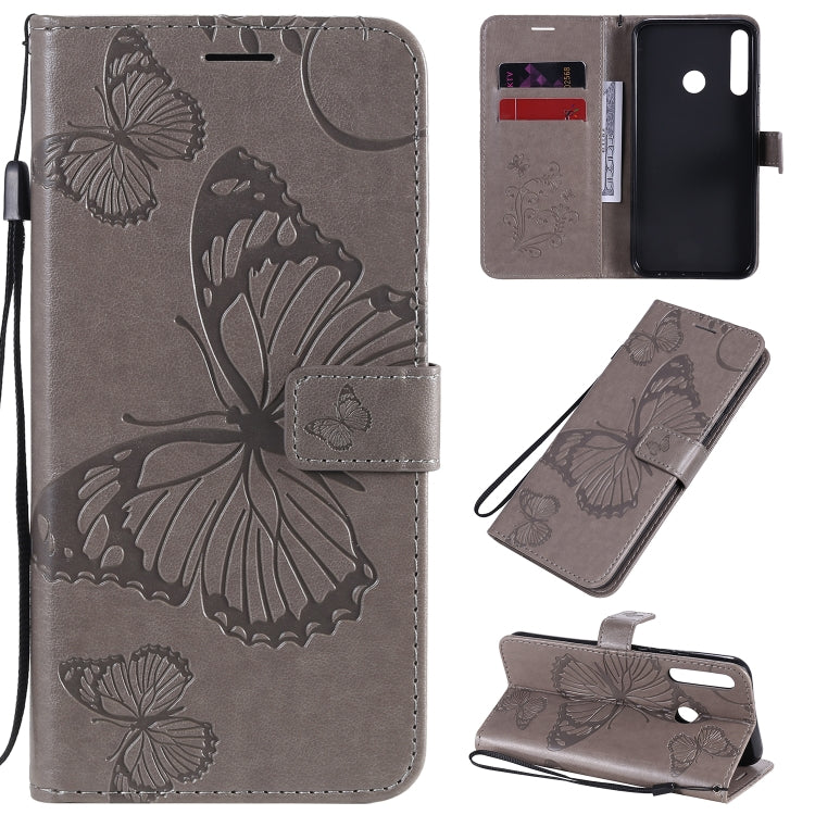 3D Butterflies Embossing Pattern Horizontal Flip Leather Case with Holder & Card Slot & Wallet