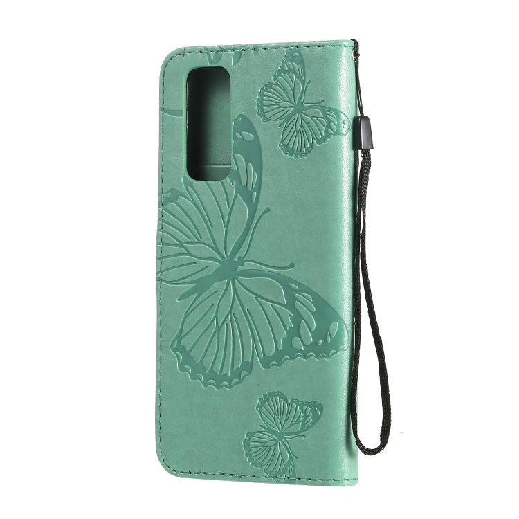 3D Butterflies Embossing Pattern Horizontal Flip Leather Case with Holder & Card Slot & Wallet