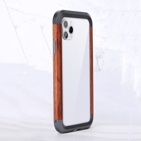 R-JUST Metal + Wood Frame Protective Case