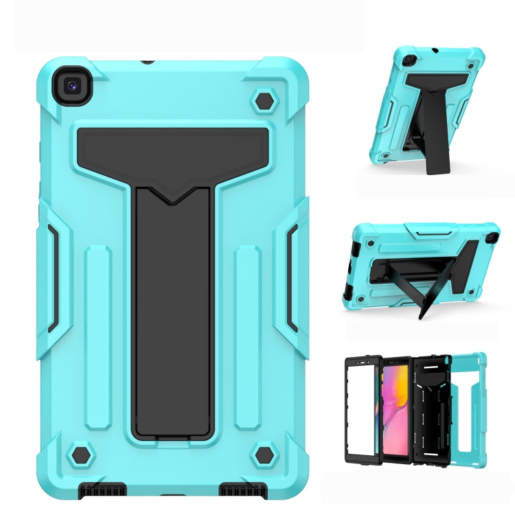 T-shaped Bracket Contrast Color Shockproof PC + Silicone Flat Protective Case, For Samsung Galaxy Tab A8.0 (2019) T290, For Samsung Galaxy Tab A10.1 (2019) T510