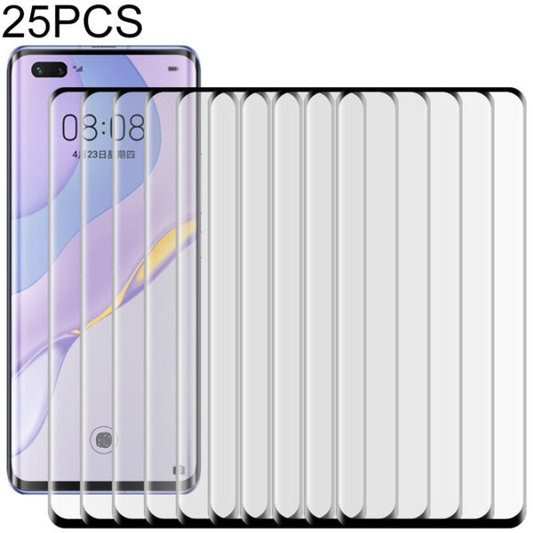 25 PCS Full Glue Full Screen Tempered Glass Film