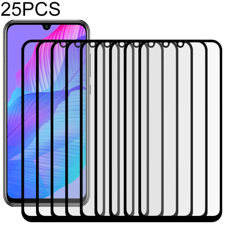 25 PCS Full Glue Full Screen Tempered Glass Film