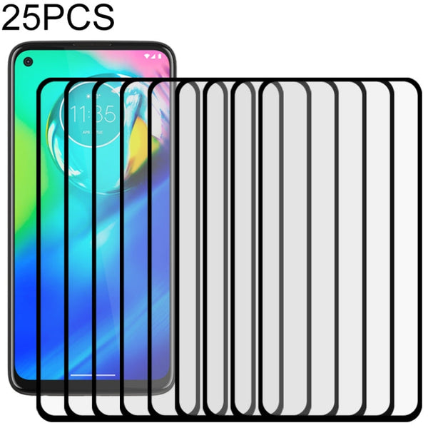 25 PCS Full Glue Full Screen Tempered Glass Film