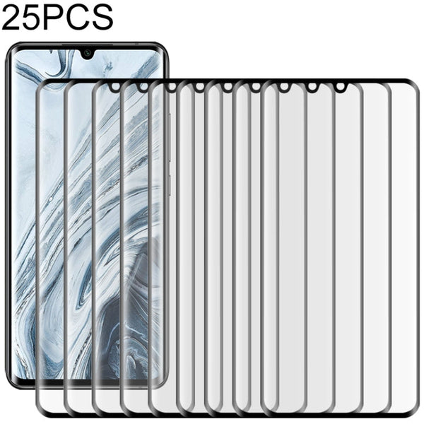 25 PCS Full Glue Full Screen Tempered Glass Film