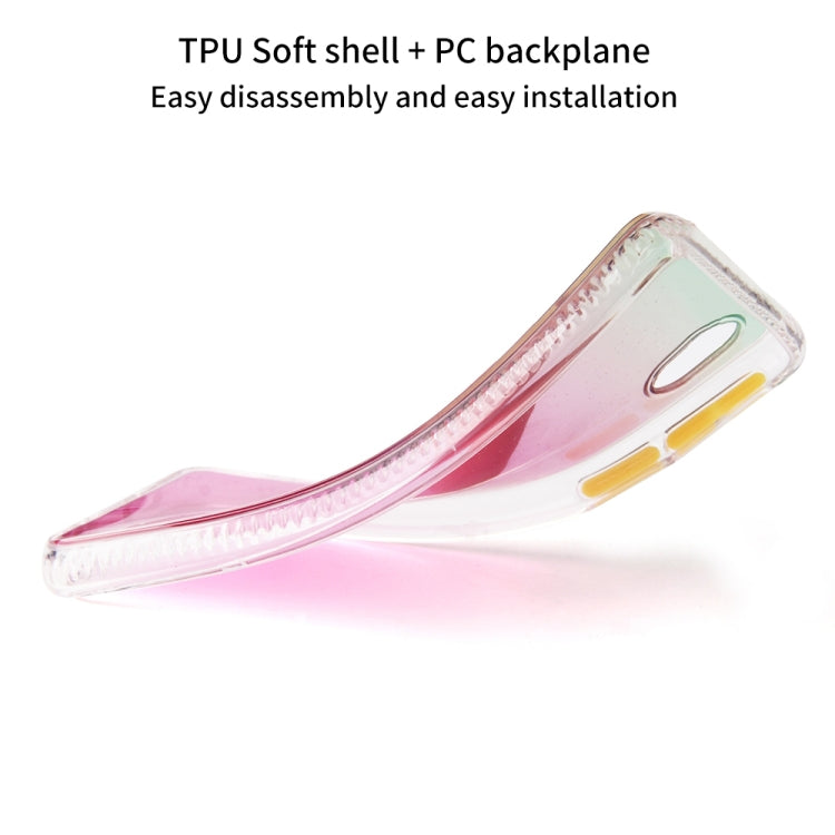 2pcs Gradient Marble Phone Case, For Xiaomi Redmi 9A, For Xiaomi Redmi 9, For Xiaomi Redmi 9C, For Xiaomi Redmi Note 9, For Xiaomi Redmi Note 9S