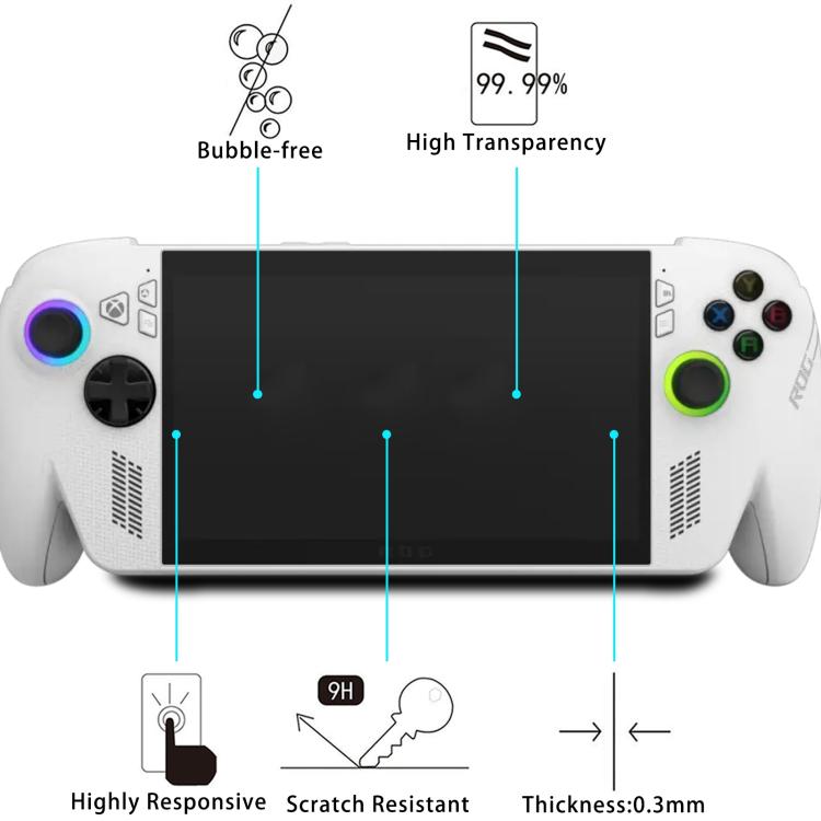 25pcs 9H 0.3mm Explosion-proof Tempered Glass Film