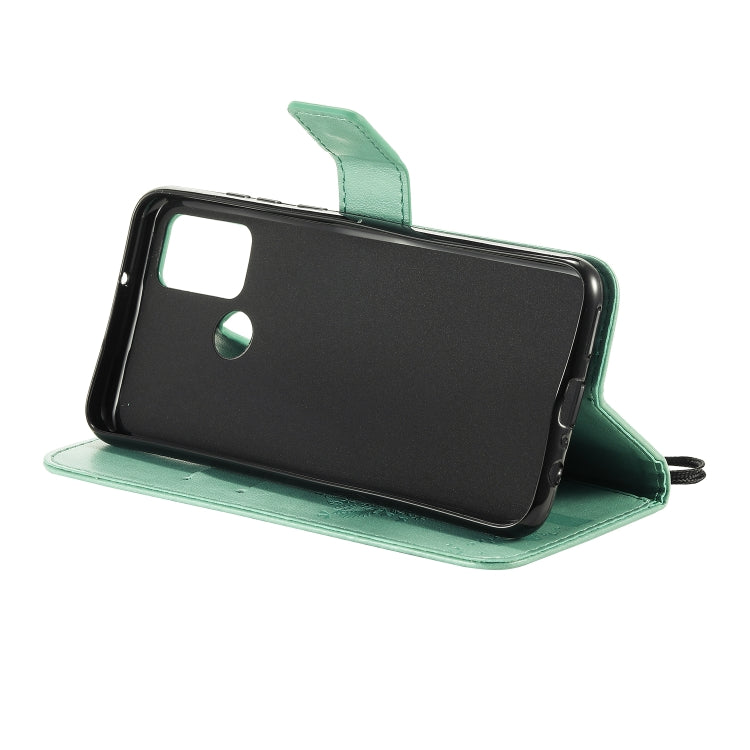 Tree & Cat Embossed Pattern Horizontal Flip Leather Case with Holder & Card Slots & Wallet & Lanyard, For Huawei Honor 9A, For Huawei Honor 30 Pro