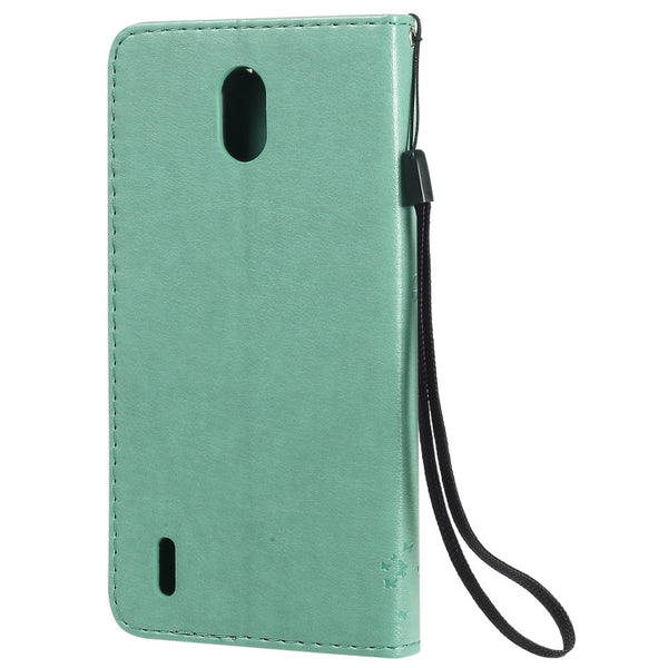 Tree & Cat Embossed Pattern Horizontal Flip Leather Case with Holder & Card Slots & Wallet & Lanyard, For Nokia 1.3, For Nokia 2.3
