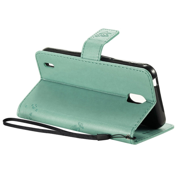 Tree & Cat Embossed Pattern Horizontal Flip Leather Case with Holder & Card Slots & Wallet & Lanyard, For Nokia 1.3, For Nokia 2.3