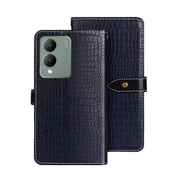 idewei Crocodile Texture Leather Phone Case