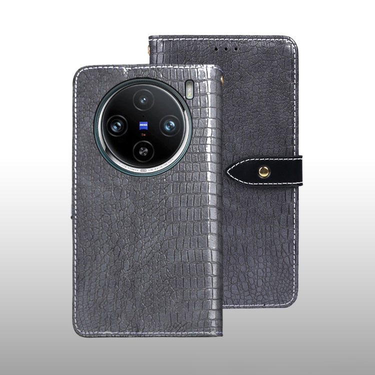 idewei Crocodile Texture Leather Phone Case