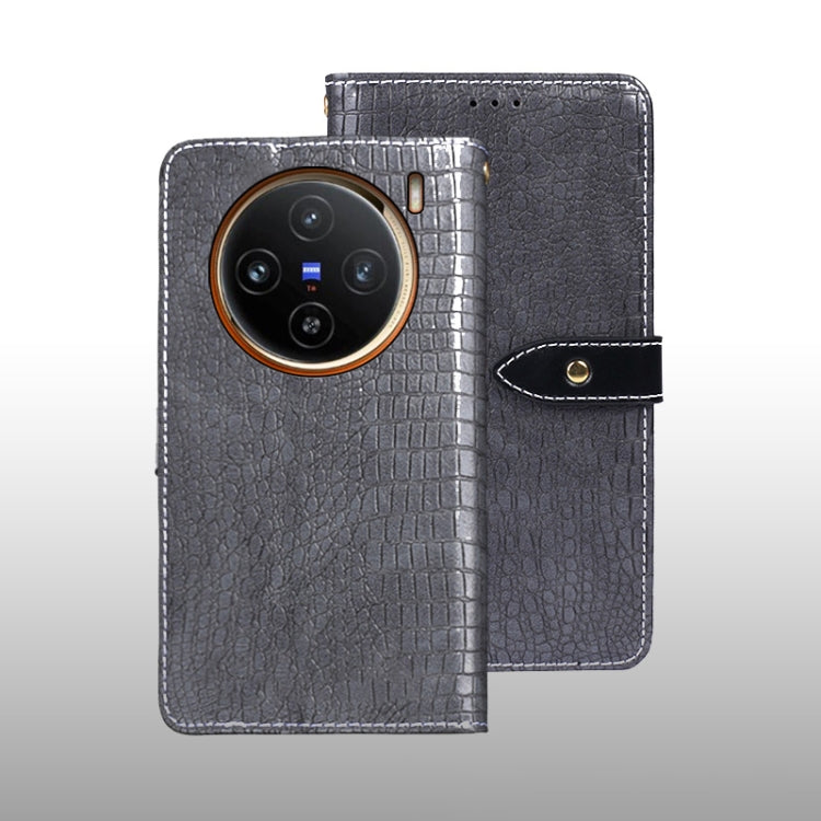 idewei Crocodile Texture Leather Phone Case