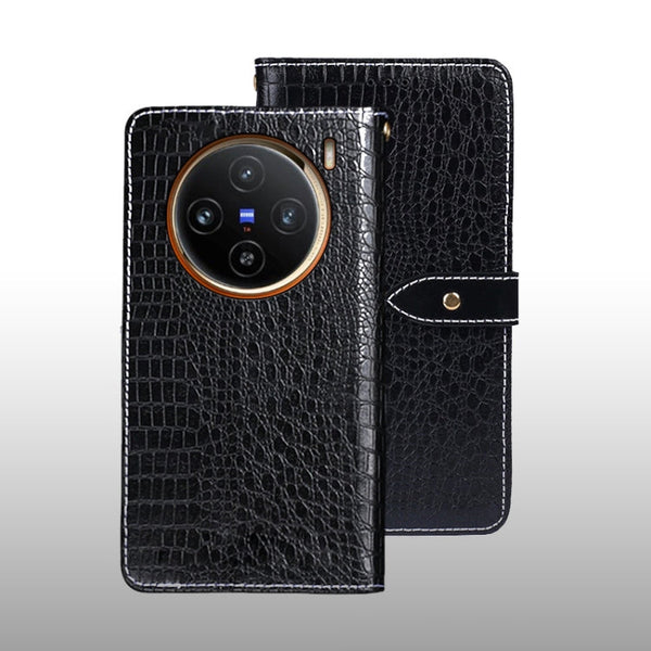 idewei Crocodile Texture Leather Phone Case