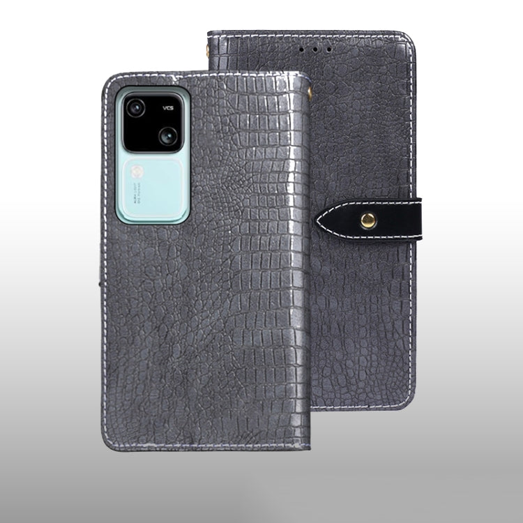 idewei Crocodile Texture Leather Phone Case