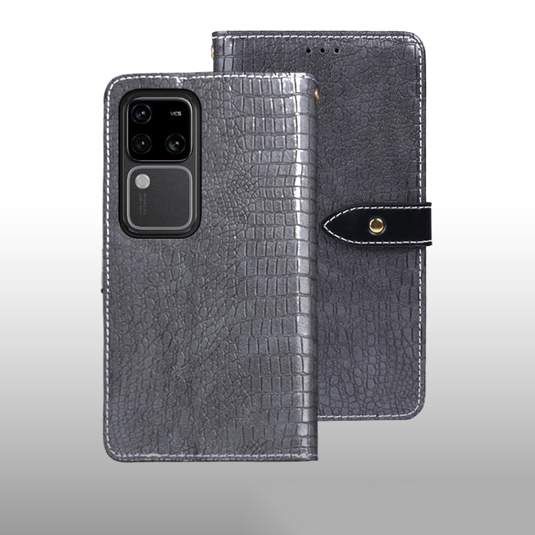 idewei Crocodile Texture Leather Phone Case
