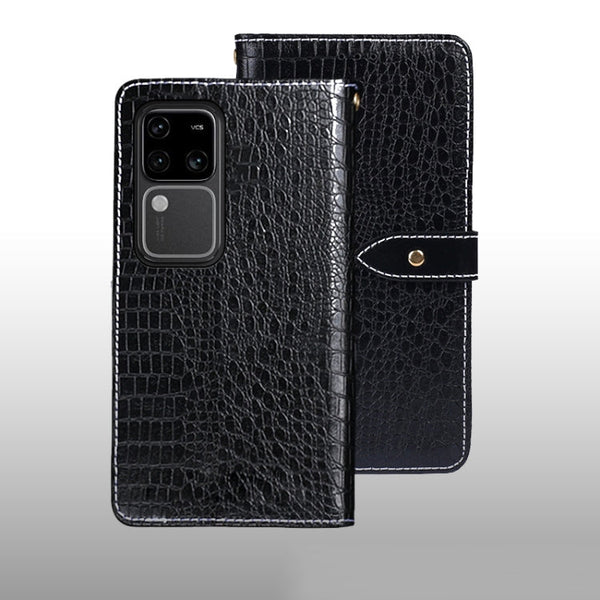 idewei Crocodile Texture Leather Phone Case