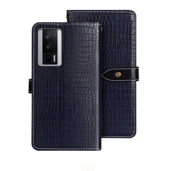 idewei Crocodile Texture Leather Phone Case