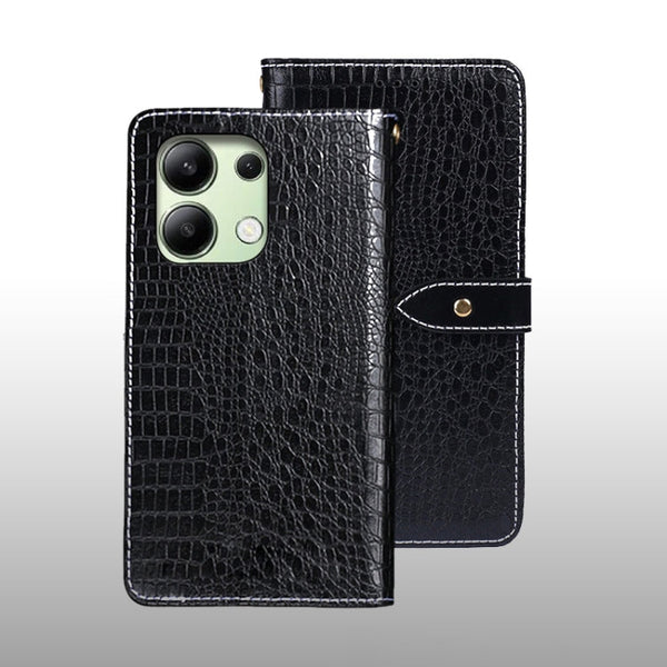 idewei Crocodile Texture Leather Phone Case