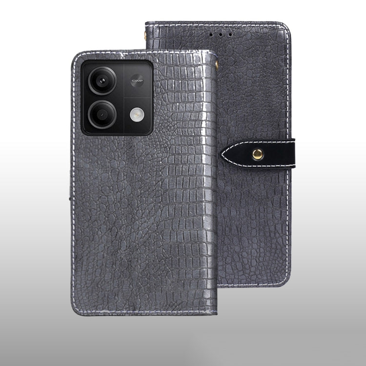 idewei Crocodile Texture Leather Phone Case