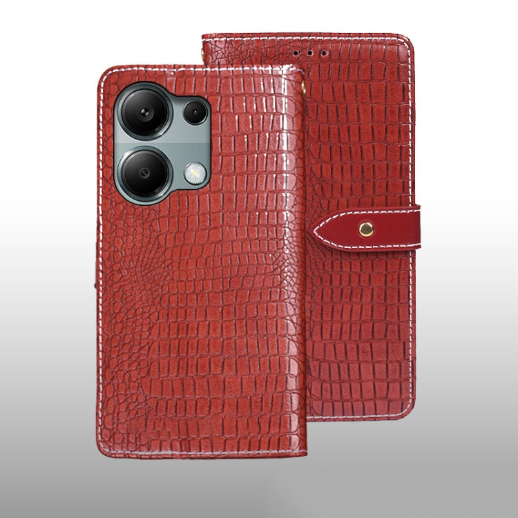 idewei Crocodile Texture Leather Phone Case
