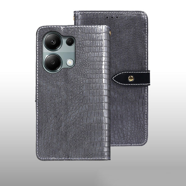 idewei Crocodile Texture Leather Phone Case