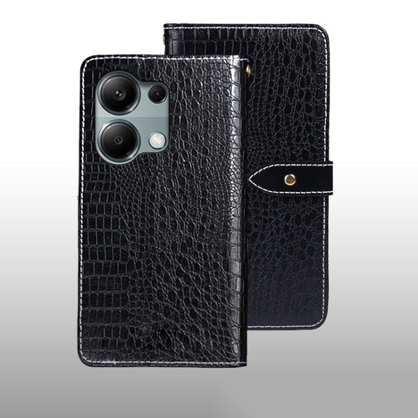 idewei Crocodile Texture Leather Phone Case