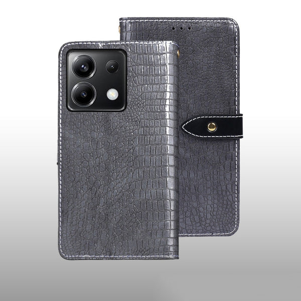 idewei Crocodile Texture Leather Phone Case