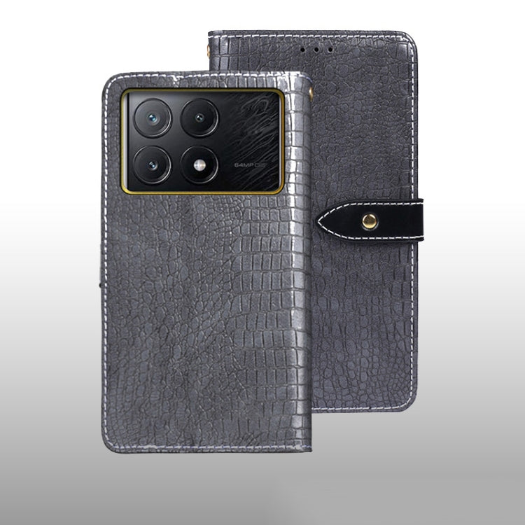 idewei Crocodile Texture Leather Phone Case